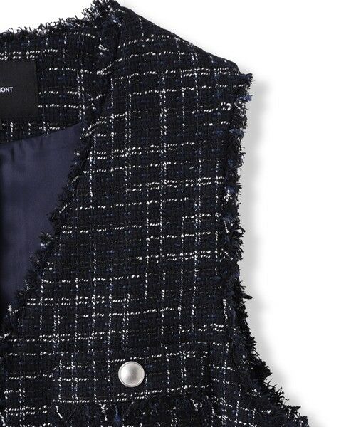 LAUTREAMONT / ロートレアモン ダウンジャケット・ベスト | LUSTROツイードジレ | 詳細14