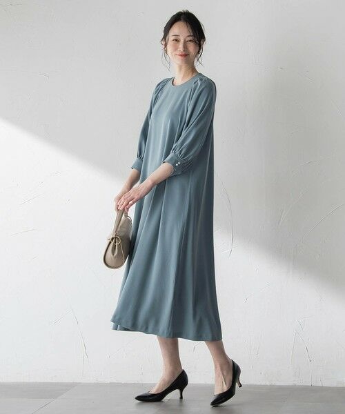 LAUTREAMONT / ロートレアモン ロング・マキシ丈ワンピース | アチェローザバックサテンワンピース | 詳細4