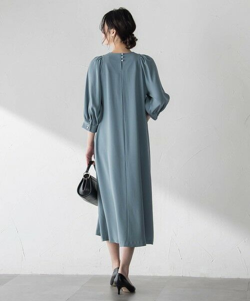 LAUTREAMONT / ロートレアモン ロング・マキシ丈ワンピース | アチェローザバックサテンワンピース | 詳細6