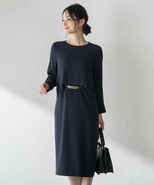 LAUTREAMONT / ロートレアモン ロング・マキシ丈ワンピース | アチェローザバックサテンジョーゼットワンピース | 詳細1