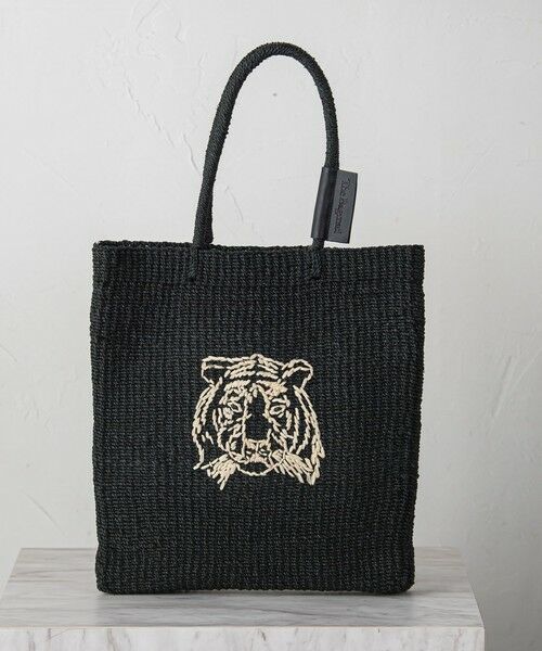 LAUTREAMONT / ロートレアモン その他小物 | 【BAGMATI】ANIMAL刺繍トート[BBK24-SS25]（ブラック）
