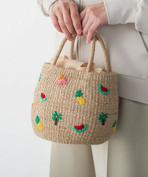 LAUTREAMONT / ロートレアモン その他小物 | 【BAGMATI】ミニ刺繍バケット［BBK26-SS12］ | 詳細1