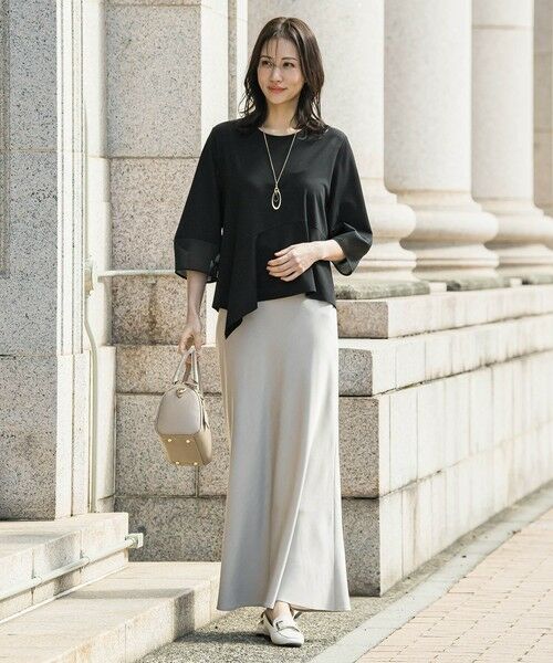 LAUTREAMONT / ロートレアモン カットソー | オーガンジーアシメヘムカットソー≪UVカット≫ | 詳細12