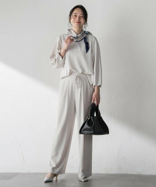 LAUTREAMONT / ロートレアモン その他パンツ | キレイ×リラックス アムンゼンワイドパンツ≪接触冷感/UV/洗濯機で洗える≫ | 詳細2