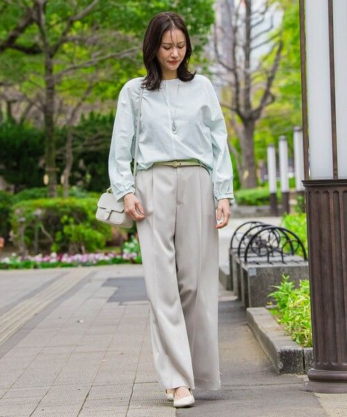 LAUTREAMONT / ロートレアモン その他パンツ | クラシックポリリネンヘリンボンパンツ | 詳細18