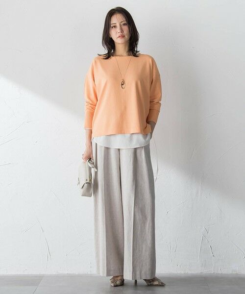 LAUTREAMONT / ロートレアモン その他パンツ | クラシックポリリネンヘリンボンパンツ | 詳細3