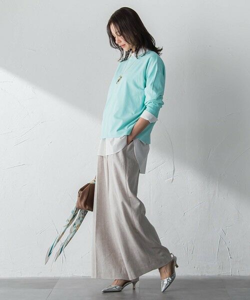 LAUTREAMONT / ロートレアモン その他パンツ | クラシックポリリネンヘリンボンパンツ | 詳細5