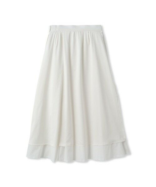 LAUTREAMONT / ロートレアモン ミニ・ひざ丈スカート | メンナイロンワッシャーブロードスカート | 詳細7