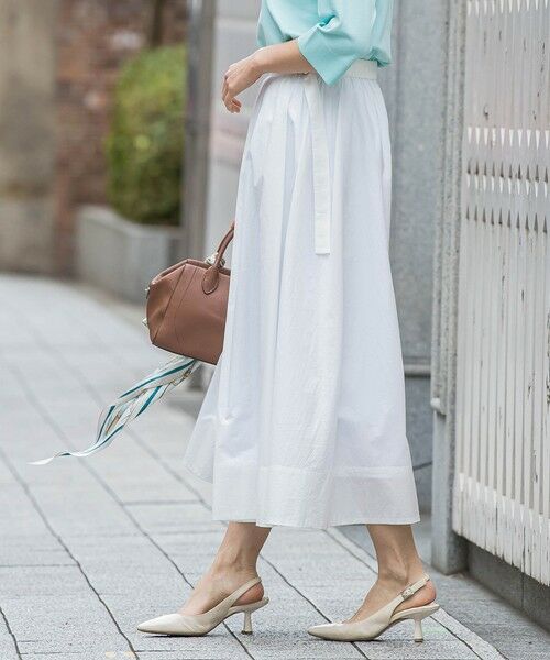 LAUTREAMONT / ロートレアモン ミニ・ひざ丈スカート | メンナイロンワッシャーブロードスカート | 詳細10