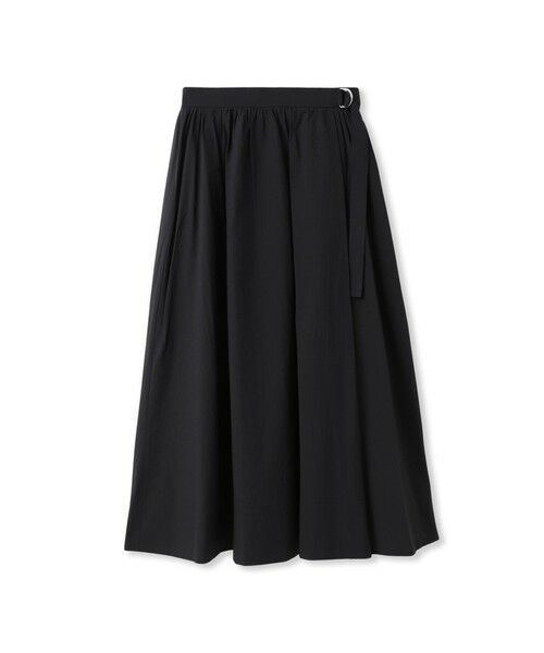 LAUTREAMONT / ロートレアモン ミニ・ひざ丈スカート | メンナイロンワッシャーブロードスカート | 詳細13