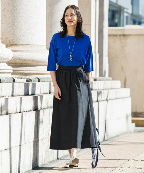 LAUTREAMONT / ロートレアモン ミニ・ひざ丈スカート | メンナイロンワッシャーブロードスカート | 詳細15