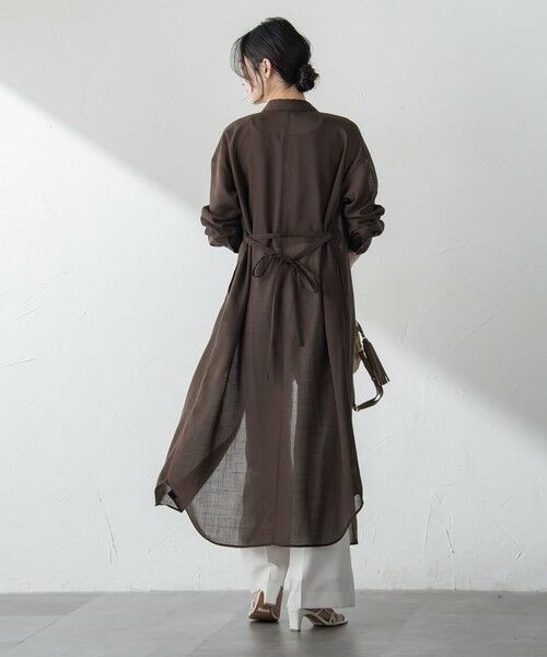 LAUTREAMONT / ロートレアモン ロング・マキシ丈ワンピース | アサチョウボイルシャツワンピース≪吸水速乾≫ | 詳細1