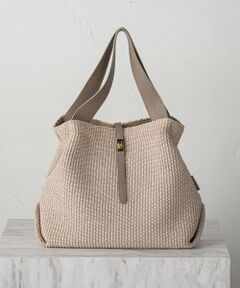 LAUTREAMONT / ロートレアモン その他小物 | 【violadoro】ラフィア調ベルトトート[V-8908]