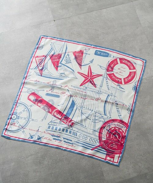 LAUTREAMONT / ロートレアモン マフラー・ショール・スヌード・ストール | 【manipuri】シルクスカーフ[0161330006]（レッド系その他）