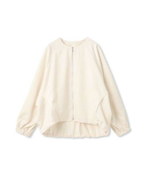 LAUTREAMONT / ロートレアモン テーラードジャケット | サテンジップブルゾン≪手洗い≫ | 詳細5