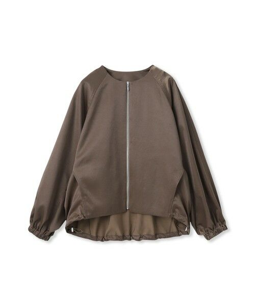 LAUTREAMONT / ロートレアモン テーラードジャケット | サテンジップブルゾン≪手洗い≫ | 詳細11