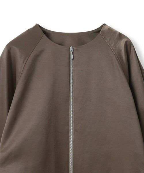 LAUTREAMONT / ロートレアモン テーラードジャケット | サテンジップブルゾン≪手洗い≫ | 詳細13