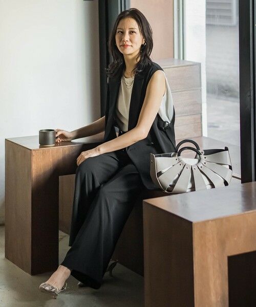 LAUTREAMONT / ロートレアモン テーラードジャケット | 【涼・美・楽】サイドベルトジレ | 詳細2