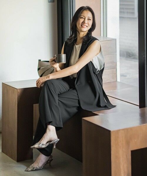 LAUTREAMONT / ロートレアモン テーラードジャケット | 【涼・美・楽】サイドベルトジレ | 詳細3