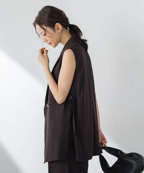 LAUTREAMONT / ロートレアモン テーラードジャケット | 【涼・美・楽】サイドベルトジレ | 詳細4