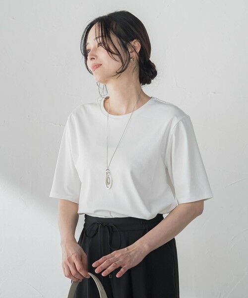 LAUTREAMONT / ロートレアモン カットソー | 汗ジミ防止カットソー（ホワイト）