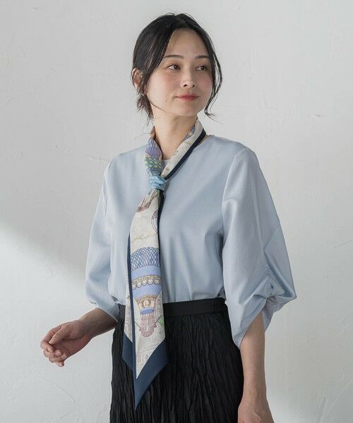 LAUTREAMONT / ロートレアモン カットソー | デザインスリーブプルオーバー（ライトブルー）