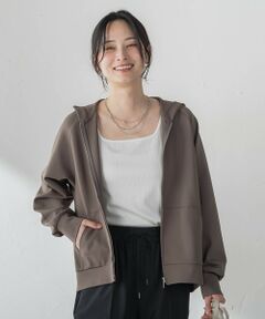 LAUTREAMONT / ロートレアモン カットソー | 【WEB限定】≪真夏も活躍！≫サラっと快適 多機能ジップパーカー