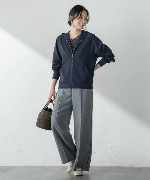 LAUTREAMONT / ロートレアモン カットソー | 【WEB限定】≪真夏も活躍！≫サラっと快適 多機能ジップパーカー | 詳細2