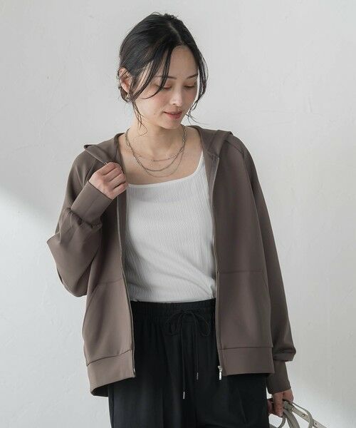 LAUTREAMONT / ロートレアモン カットソー | 【WEB限定】≪真夏も活躍！≫サラっと快適 多機能ジップパーカー | 詳細15