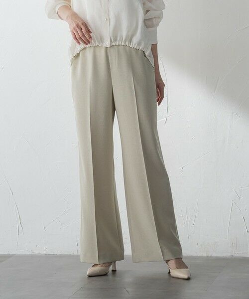 LAUTREAMONT / ロートレアモン その他パンツ | ポリエステルトロパンツ≪吸水速乾/UVカット/毛玉防止≫（ベージュ）