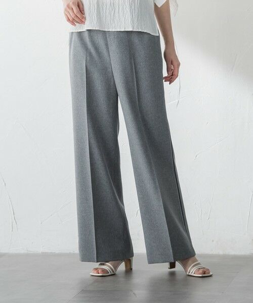 LAUTREAMONT / ロートレアモン その他パンツ | ポリエステルトロパンツ≪吸水速乾/UVカット/毛玉防止≫（ライトグレー）