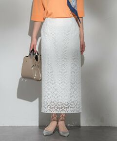 LAUTREAMONT / ロートレアモン ミニ・ひざ丈スカート | クラシッククロッシェレーススカート