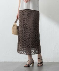 LAUTREAMONT / ロートレアモン ミニ・ひざ丈スカート | クラシッククロッシェレーススカート