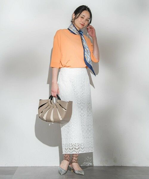 LAUTREAMONT / ロートレアモン ミニ・ひざ丈スカート | クラシッククロッシェレーススカート | 詳細2