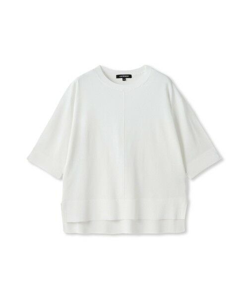 LAUTREAMONT / ロートレアモン ニット・セーター | クルーネック五分袖ニット≪WEB限定サイズ11号/WEB限定カラーあり/洗える≫ | 詳細4