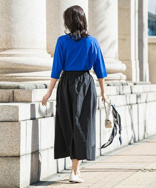 LAUTREAMONT / ロートレアモン ニット・セーター | クルーネック五分袖ニット≪WEB限定サイズ11号/WEB限定カラーあり/洗える≫ | 詳細6