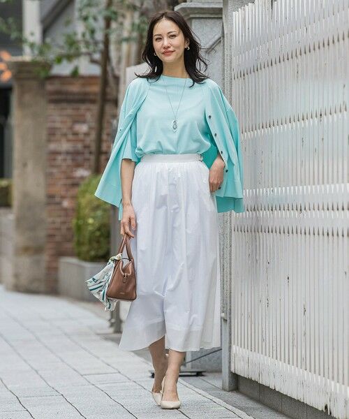 LAUTREAMONT / ロートレアモン ニット・セーター | クルーネック五分袖ニット≪WEB限定サイズ11号/WEB限定カラーあり/洗える≫ | 詳細13