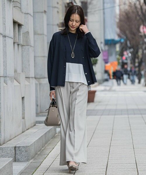 LAUTREAMONT / ロートレアモン ニット・セーター | クルーネック五分袖ニット≪WEB限定サイズ11号/WEB限定カラーあり/洗える≫ | 詳細27