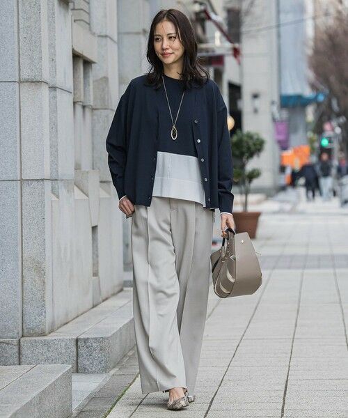 LAUTREAMONT / ロートレアモン ニット・セーター | クルーネック五分袖ニット≪WEB限定サイズ11号/WEB限定カラーあり/洗える≫ | 詳細28