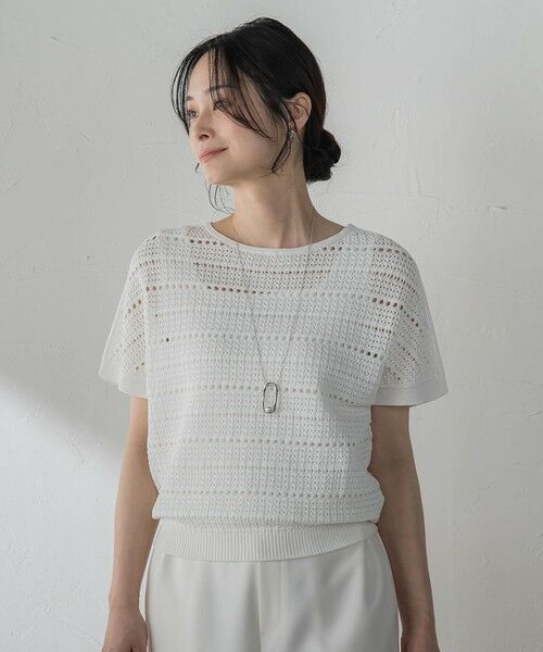 LAUTREAMONT / ロートレアモン ニット・セーター | レース柄ニット | 詳細4