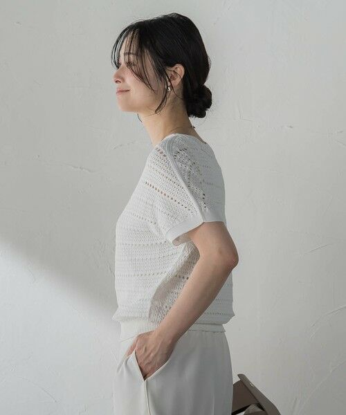 LAUTREAMONT / ロートレアモン ニット・セーター | レース柄ニット | 詳細5