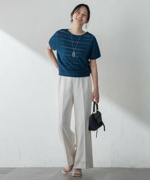 LAUTREAMONT / ロートレアモン ニット・セーター | レース柄ニット | 詳細7