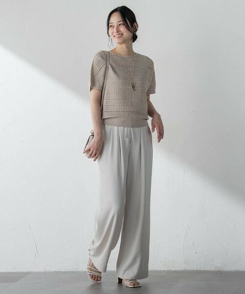 LAUTREAMONT / ロートレアモン ニット・セーター | レース柄ニット | 詳細12