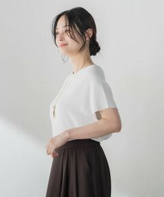 LAUTREAMONT / ロートレアモン ニット・セーター | サーブルストレッチプルオーバーニット