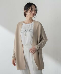 LAUTREAMONT / ロートレアモン カーディガン・ボレロ | ストレッチ着流しカーディガン