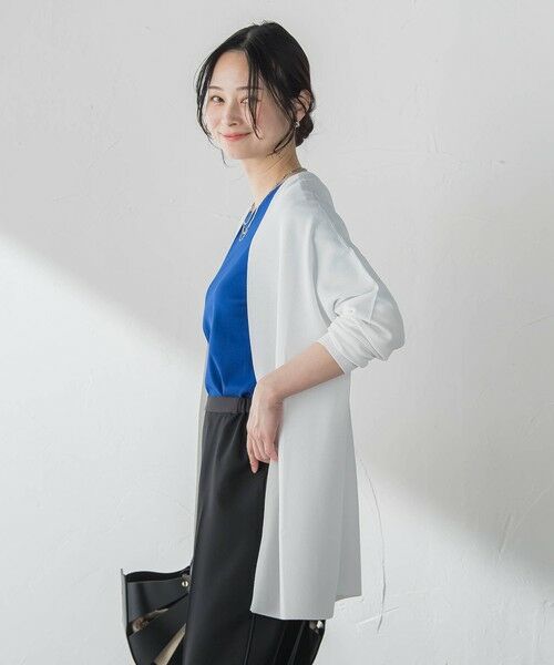 LAUTREAMONT / ロートレアモン カーディガン・ボレロ | ストレッチ着流しカーディガン | 詳細3