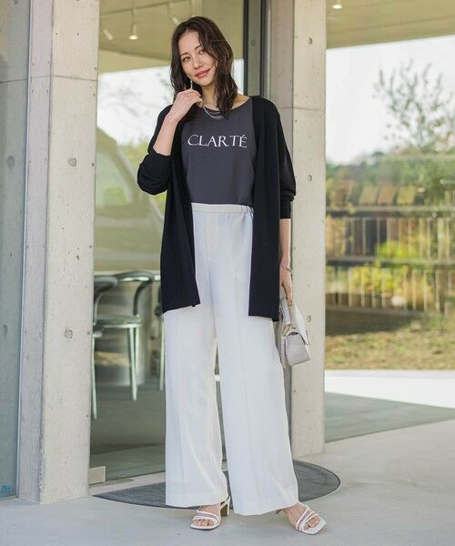 LAUTREAMONT / ロートレアモン カーディガン・ボレロ | ストレッチ着流しカーディガン | 詳細4