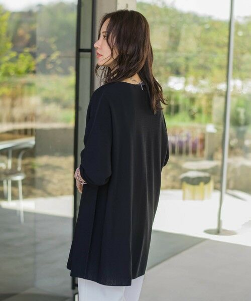 LAUTREAMONT / ロートレアモン カーディガン・ボレロ | ストレッチ着流しカーディガン | 詳細7