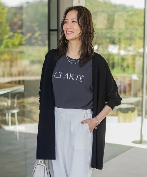 LAUTREAMONT / ロートレアモン カーディガン・ボレロ | ストレッチ着流しカーディガン（ブラック）