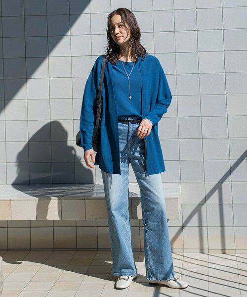 LAUTREAMONT / ロートレアモン カーディガン・ボレロ | ストレッチ着流しカーディガン | 詳細10